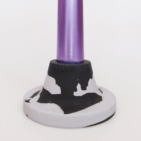 Single Candle Holders -  Purple Swirl /  Blue Wash / Miami Pop / Mono - Five And Dime