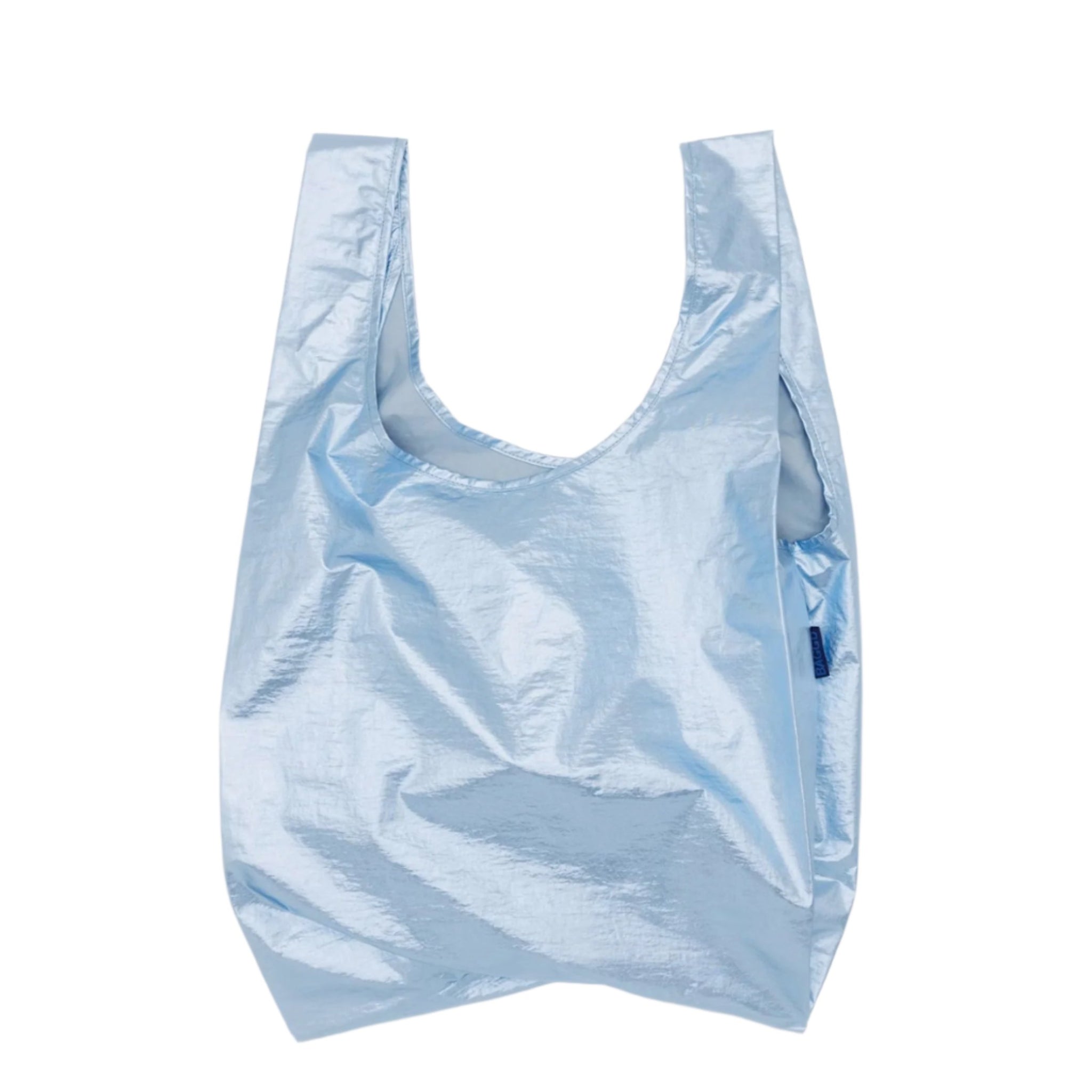 Baggu Metallic Blue Bag1