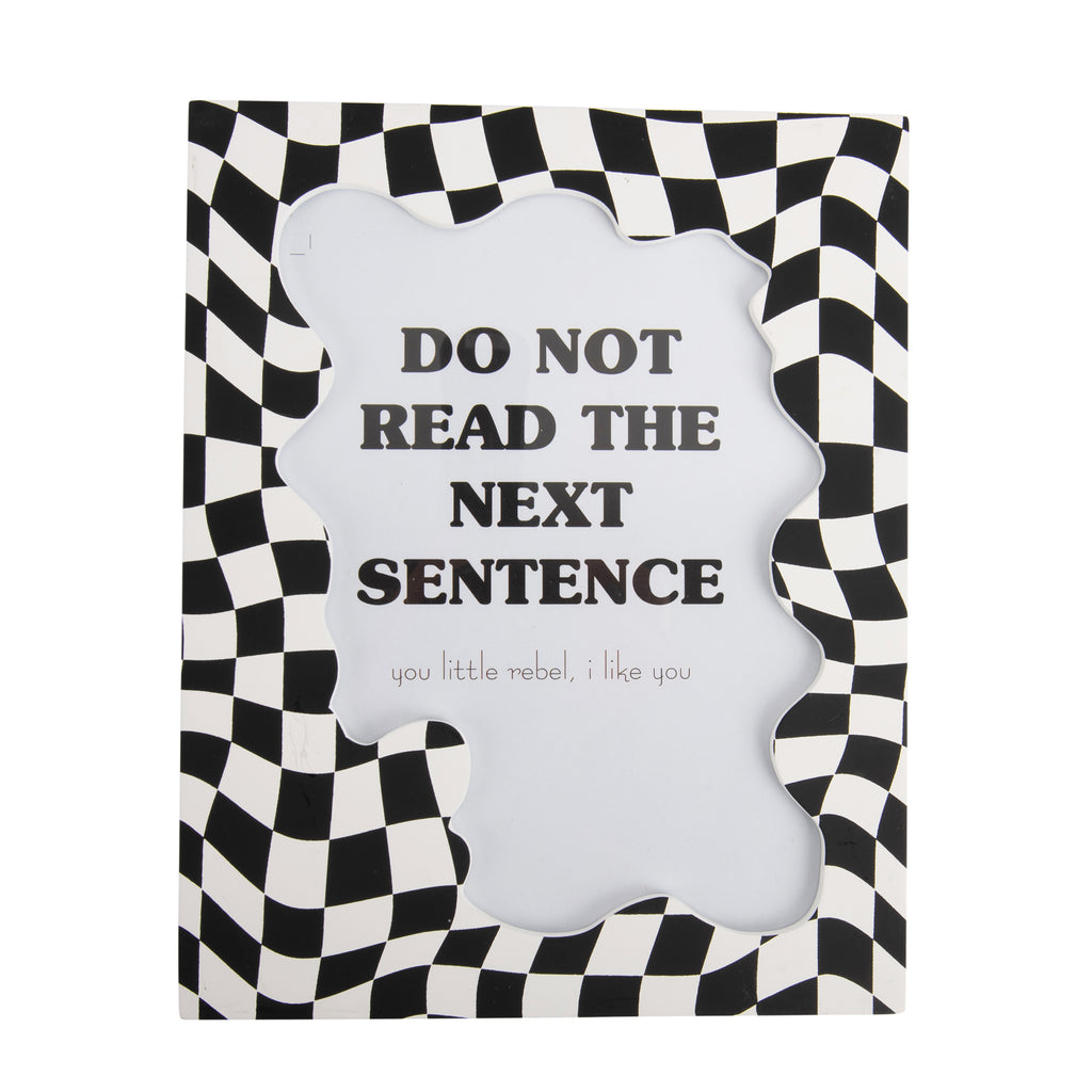 Checker Picture Frame Checker Photo Frames - Black / Soft Blue – Five And Dime