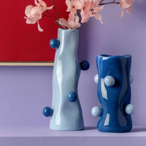 Bola Vase - Soft Blue  (Large)