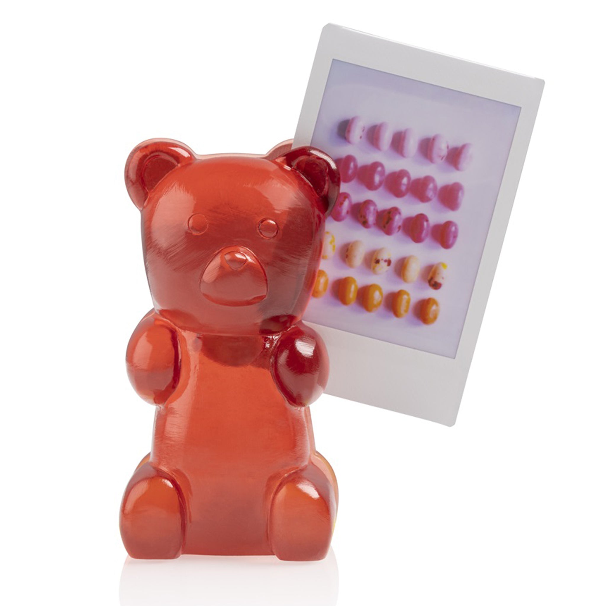 Candy Bear Photo Holder - Candy Red Bitten Design Gifts