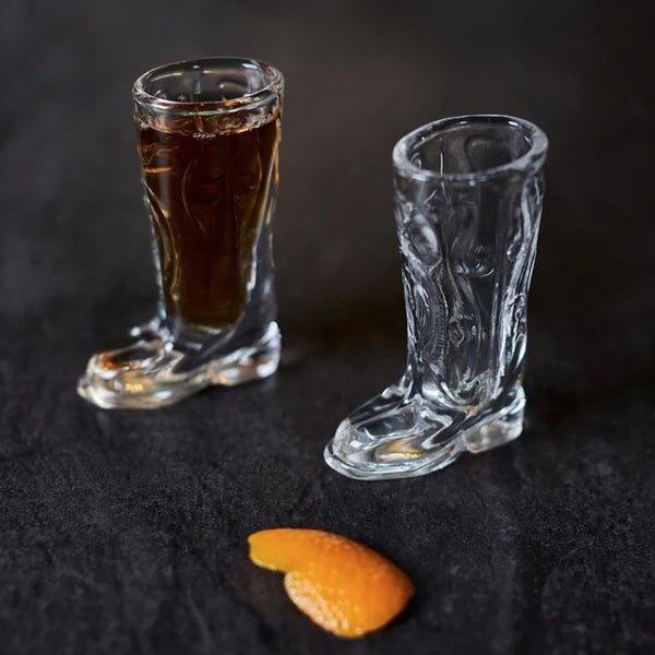 Cowboy Boot Shot Glasses Lifestyle