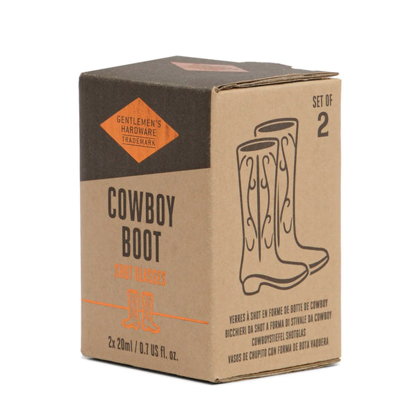 Cowboy Boot Shot Glasses (Set of 2)