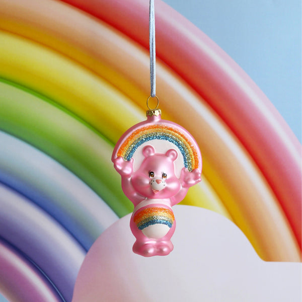 Pink Rainbow Bear - Bauble Cody Foster & Co