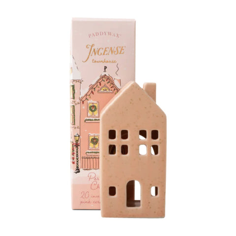 Pink Incense Town House - Persimmon & Chestnut (Inc 20 Cones)