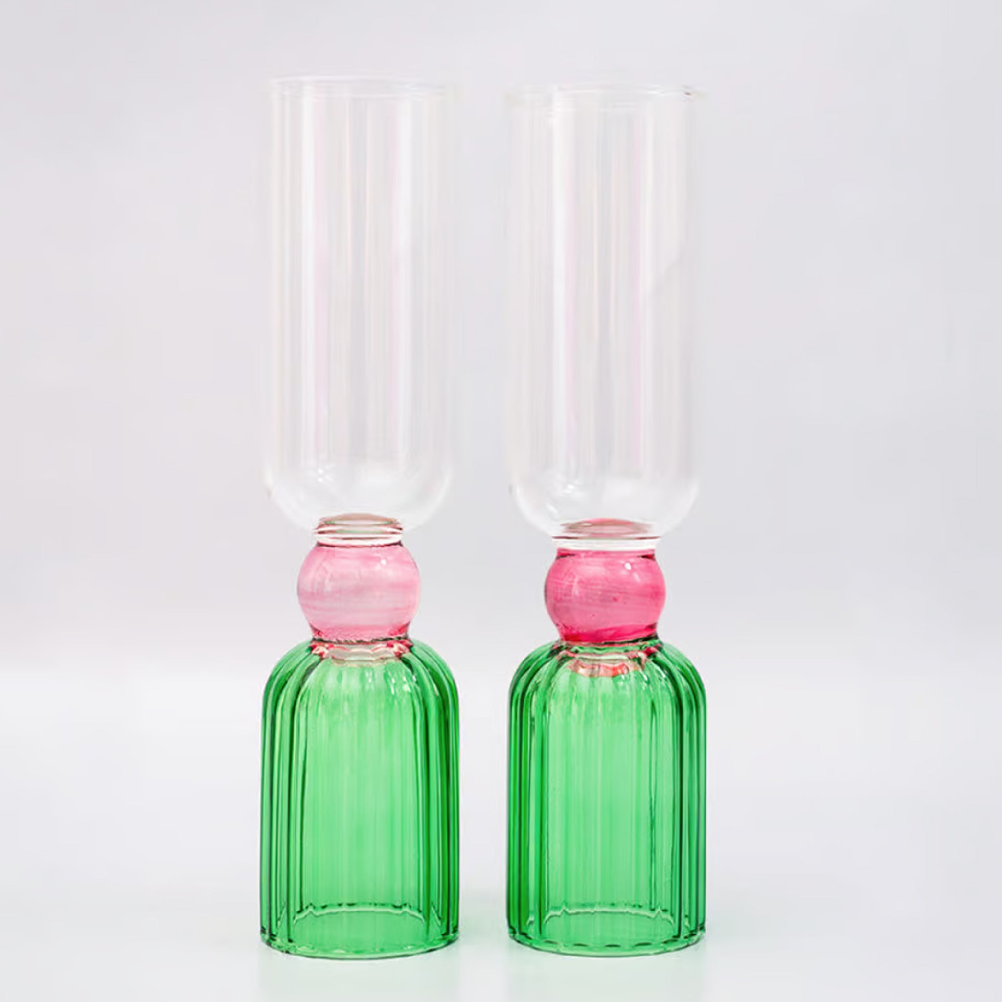 Tipsy Turvy - Bar Glass Set (Green)