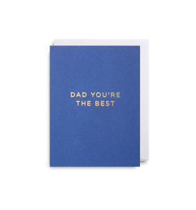 'Dad You're The Best' - Mini Card - Five And Dime