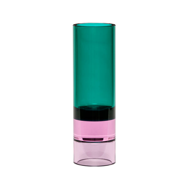 Astro Crystal (Vase) - Green / Pink