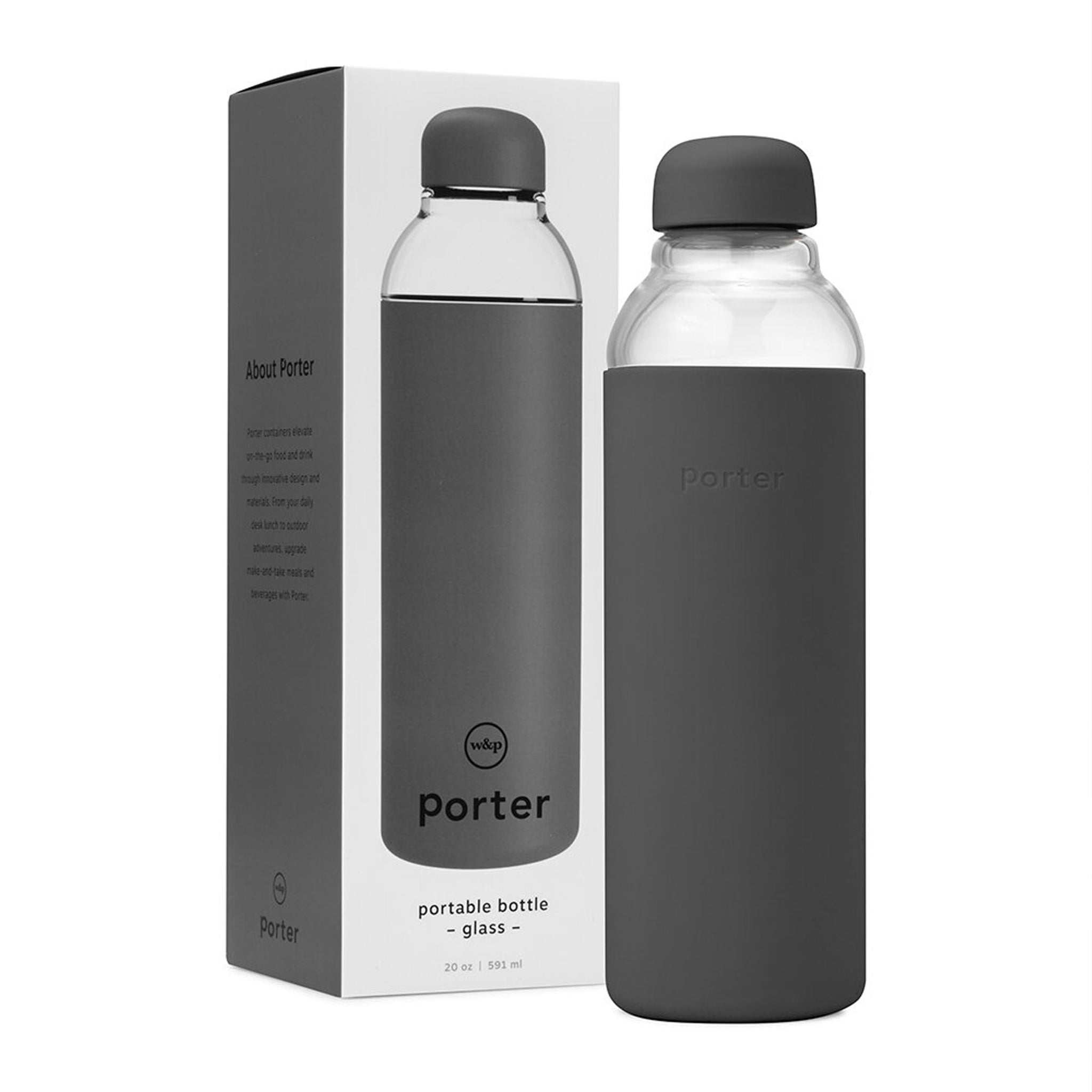 W&P Water Bottle - Charcoal