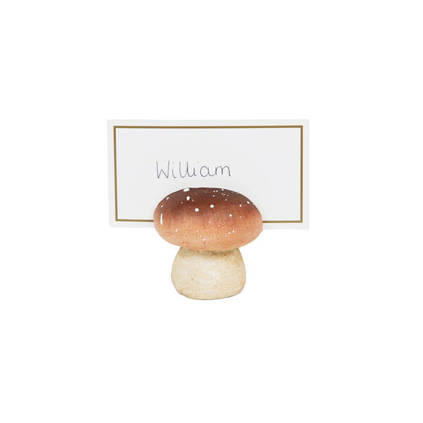 Mushroom Place Card Holders - 4 Pack