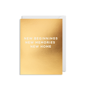'New Beginnings New Home' - Mini Card - Five And Dime