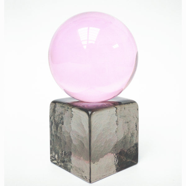 'OH MY' Mini Glass Sculpture - Pink / Tourmaline - Five And Dime