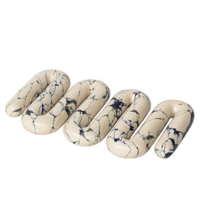 Marble Trivet - Marble White / Spectrum Blue