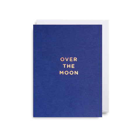 Over The Moon - Mini Card - Five And Dime