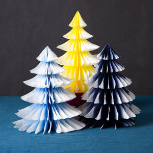 Paper Honeycomb Christmas Tree Decorations