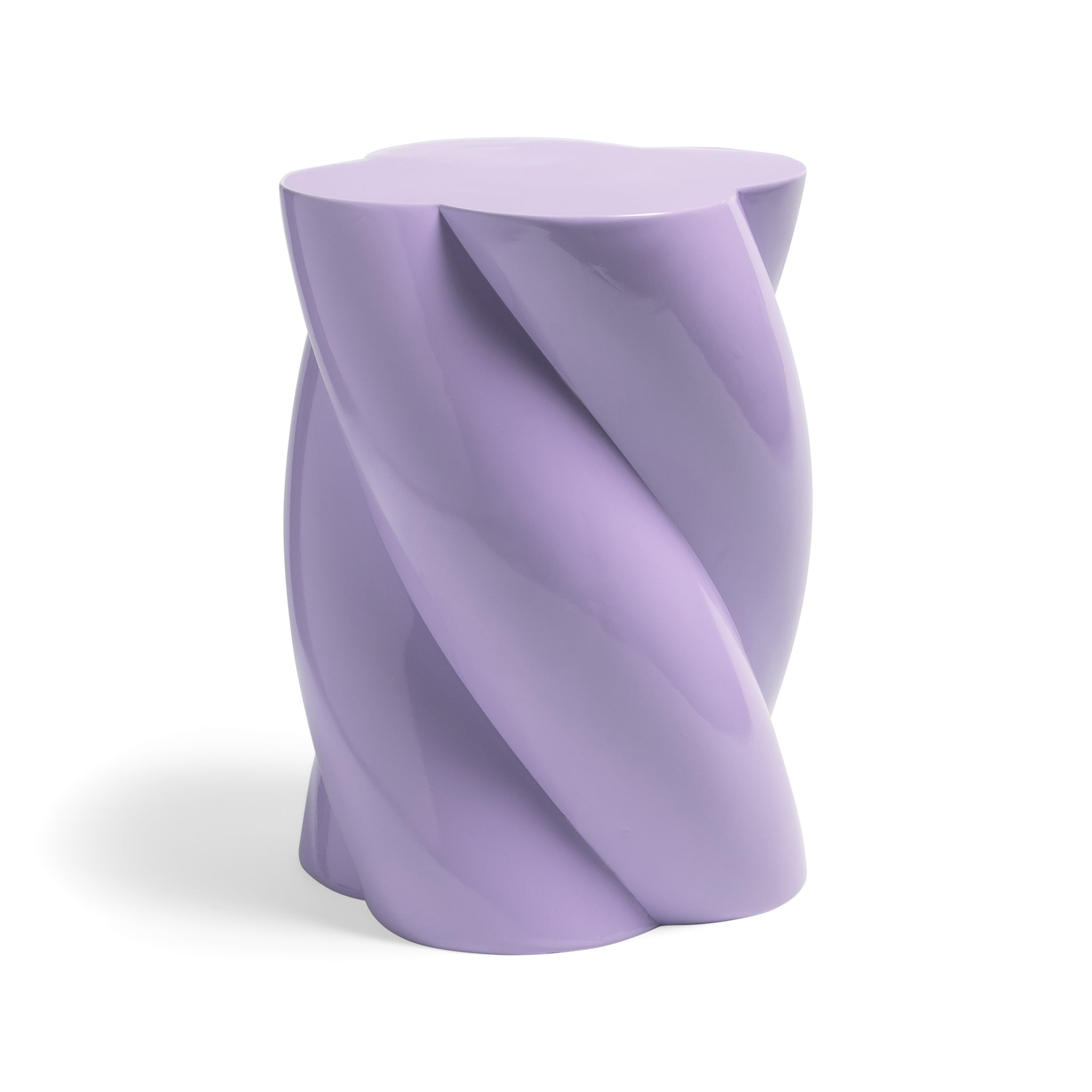 Lilac Marshmallow Pillar Side Table