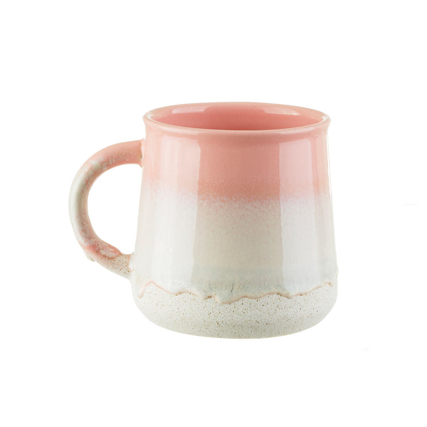 Ombre Glazed Pink Mug - Five And Dime