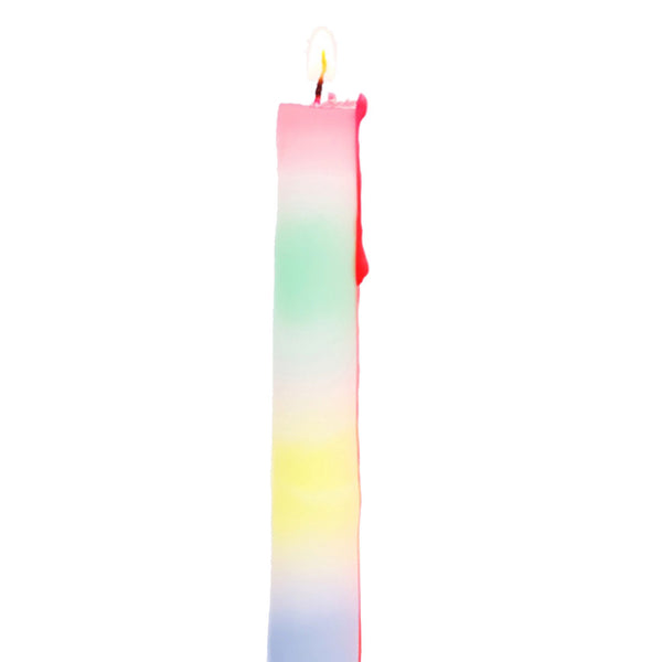 Rainbow Drip Candles - (Set Of 2) - Five And Dime
