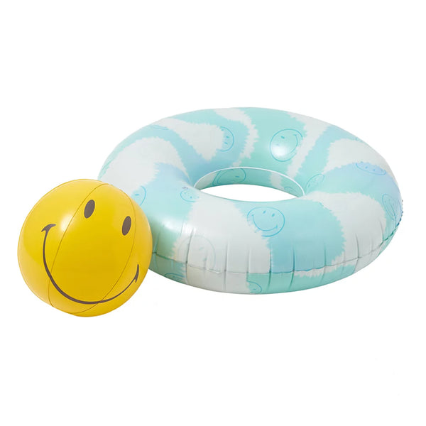 Limited Edition Smiley Pool Ring & Ball