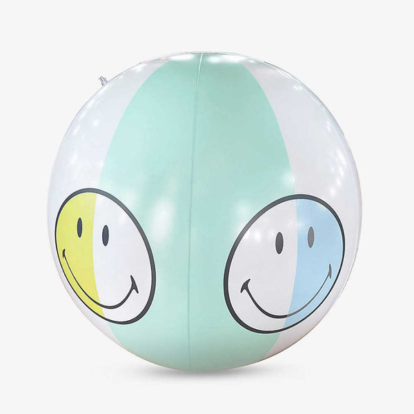Smiley Graphic Print Inflatable Sprinkler