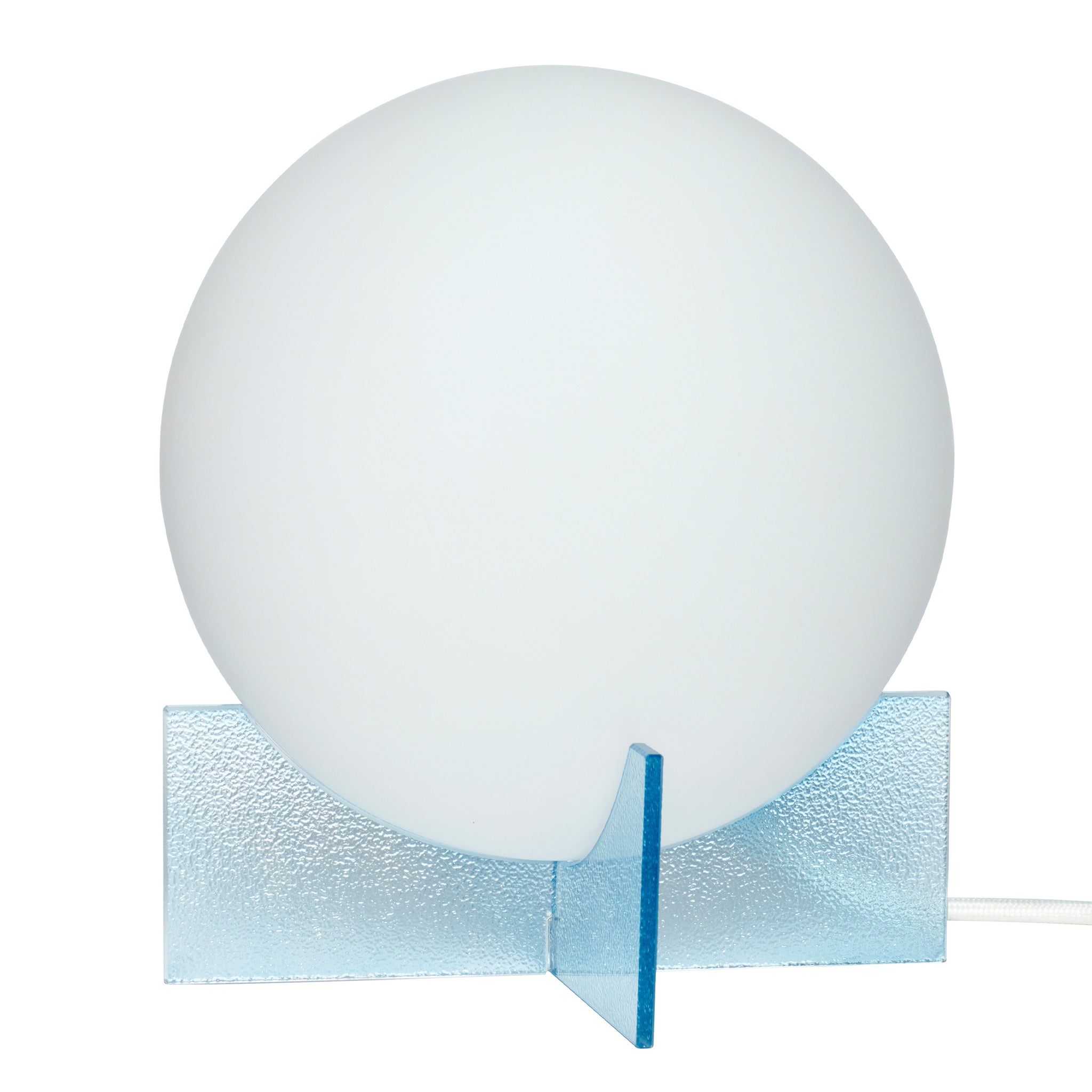 Hübsch Table Lamp Blue / White