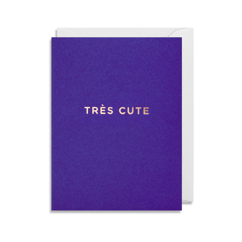 Tres Cute - Mini Card