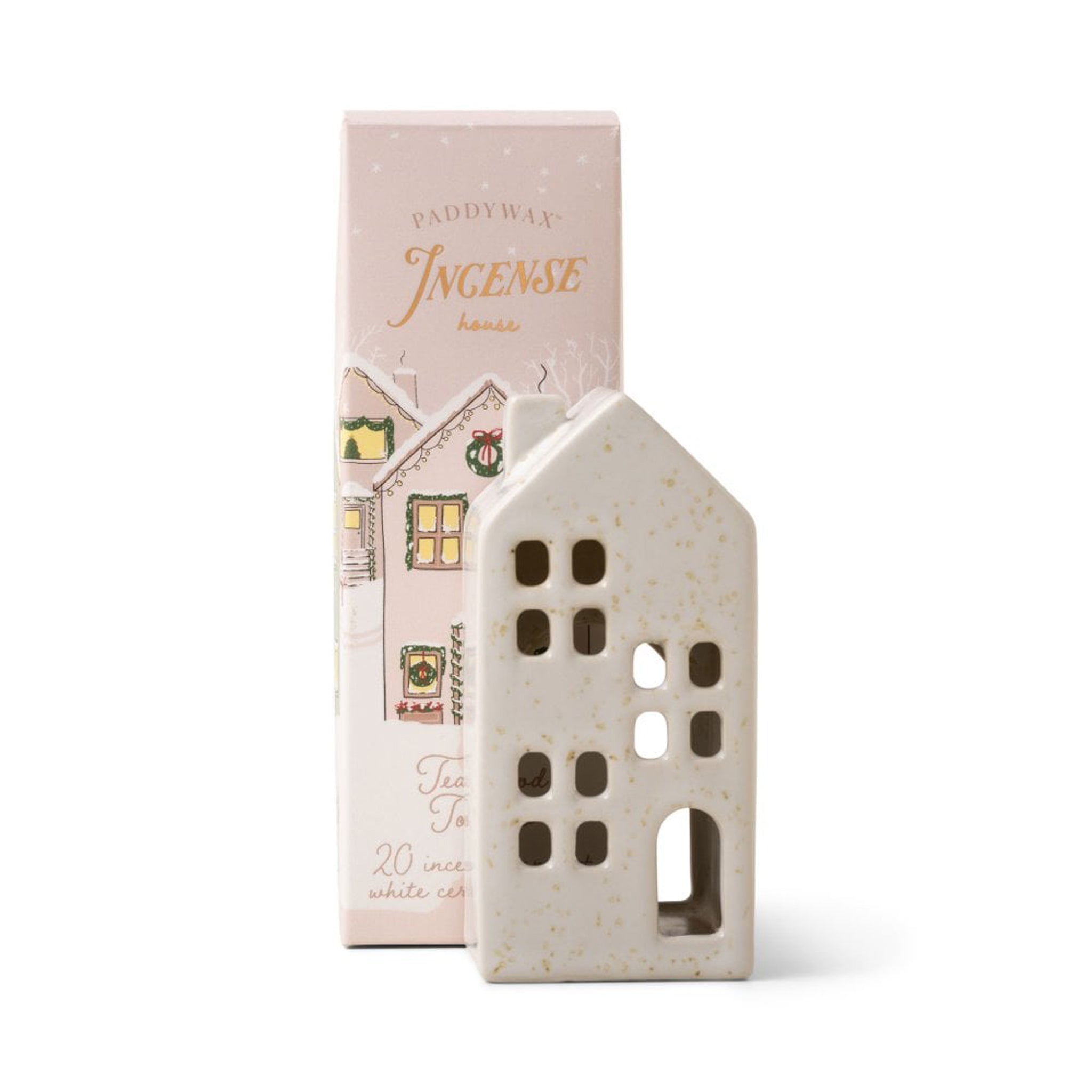 White Incense Town House - Teakwood & Tobacco (Inc 20 Cones)