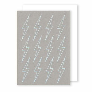 Lighting Bolts - Foiled Card - Five And Dime