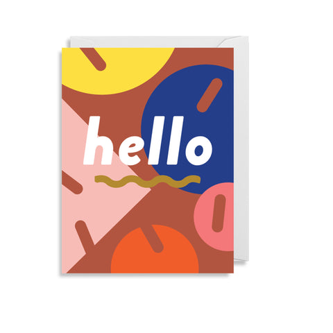 'Hello' - Mini Card - Five And Dime