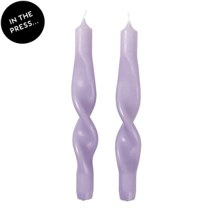 Twist Candles - Orchid Purple